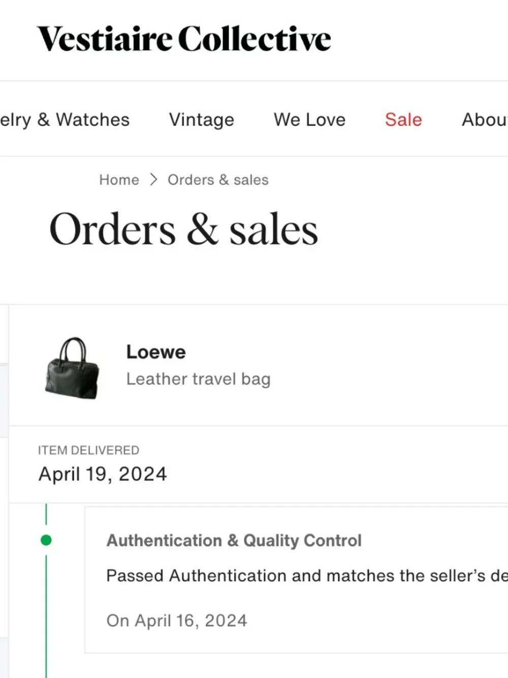 LOEWE Leather Boston / Weekender Travel Bag – Forest Green (RARE) with Dust Bag - Picture 14 of 14